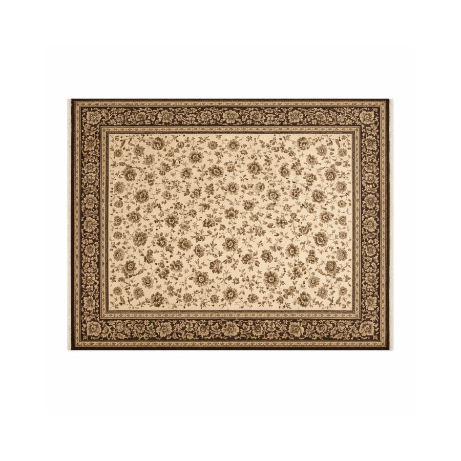 Alfombra Persa Marrón/Crema 13