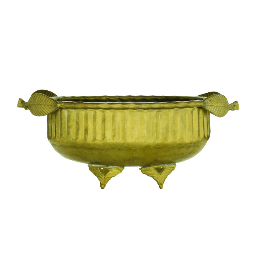 Base Bronce Patica Oval Hoja