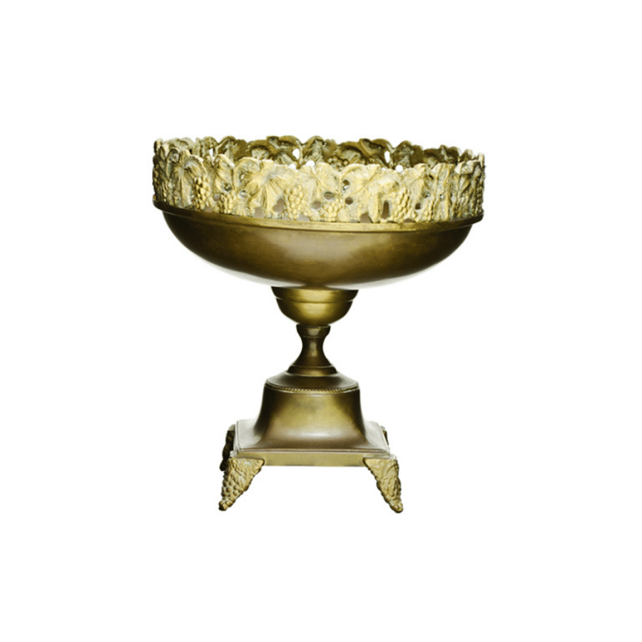 Base Bronce Cáliz Frutero 4 Patica