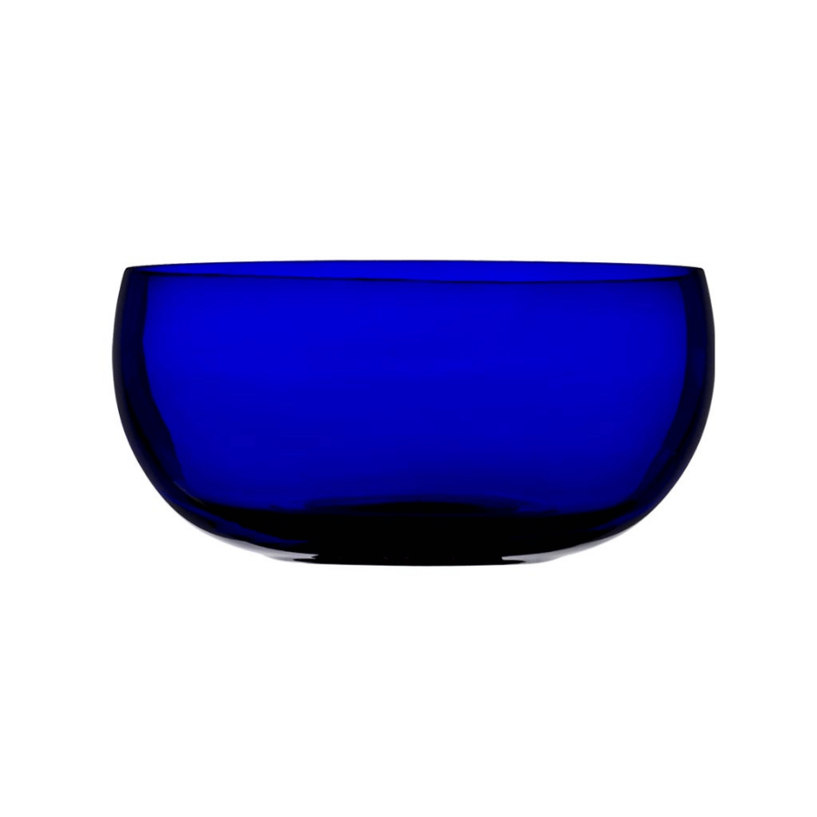 Base Cristal Bowl Azul Añil