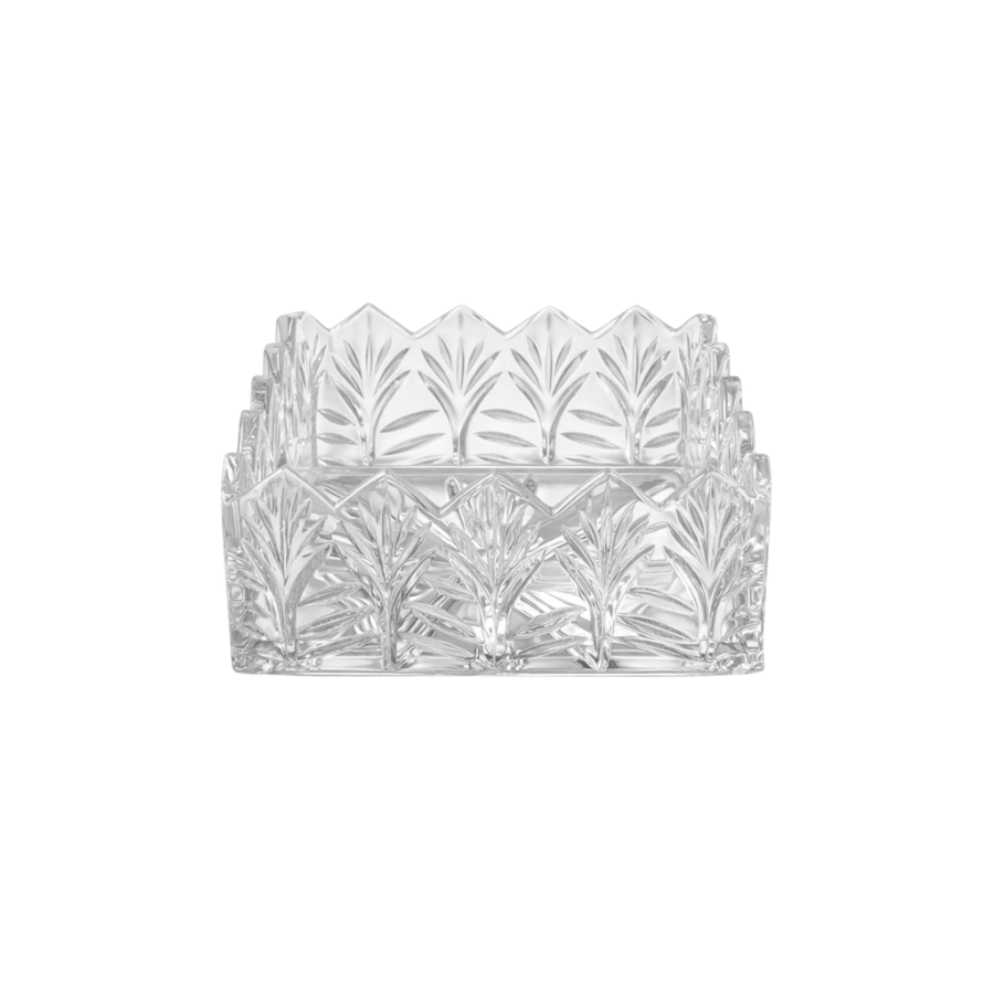 Base Cristal Portico Cuad 25cm