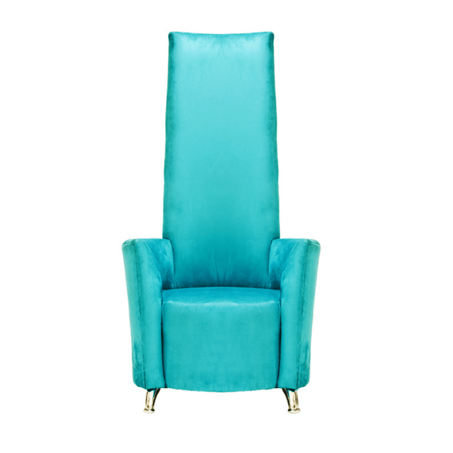 Butaca Picota Alta Azul Tiffany 67"