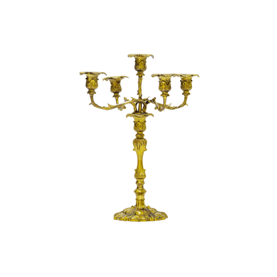 Candelabro Bronce 5 Vela