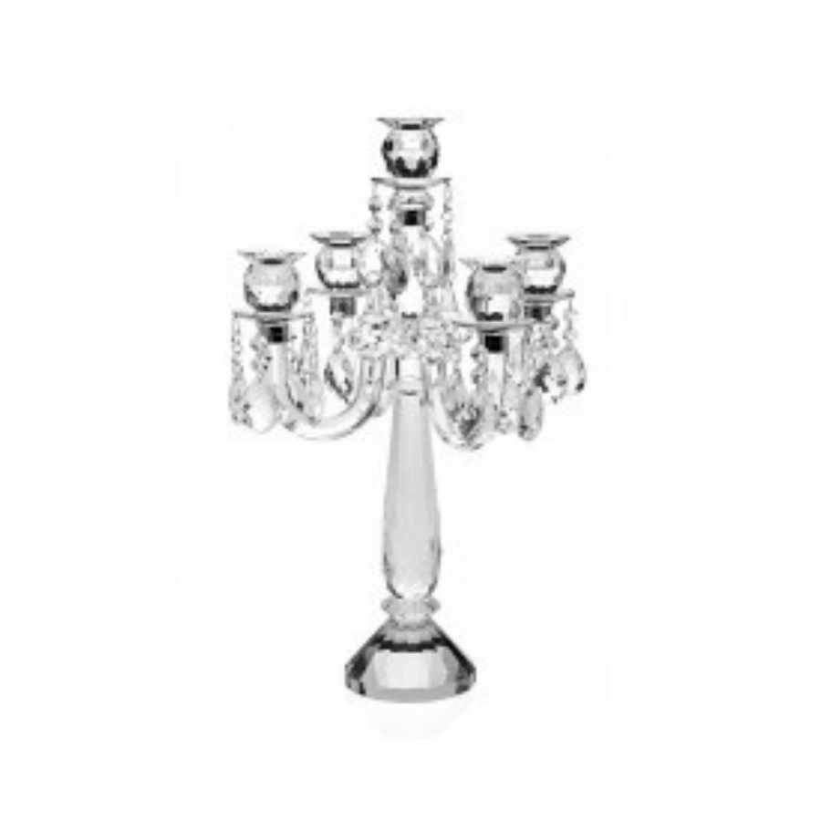 Candelabro Diamentes Llorones 5 Velas