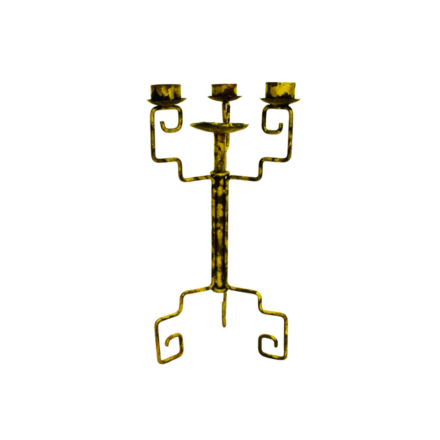 Candelabro Hierro (4-V)