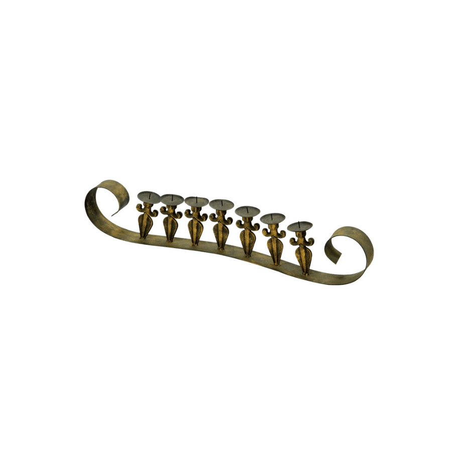 Candelabro Hierro Lineal (7-V)