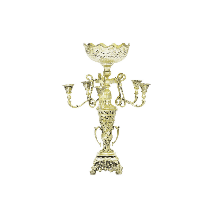 Candelabro Plata Isidro (5-V)