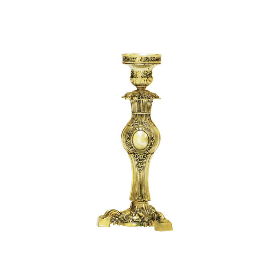 Candelabro Plata Solitario Camu