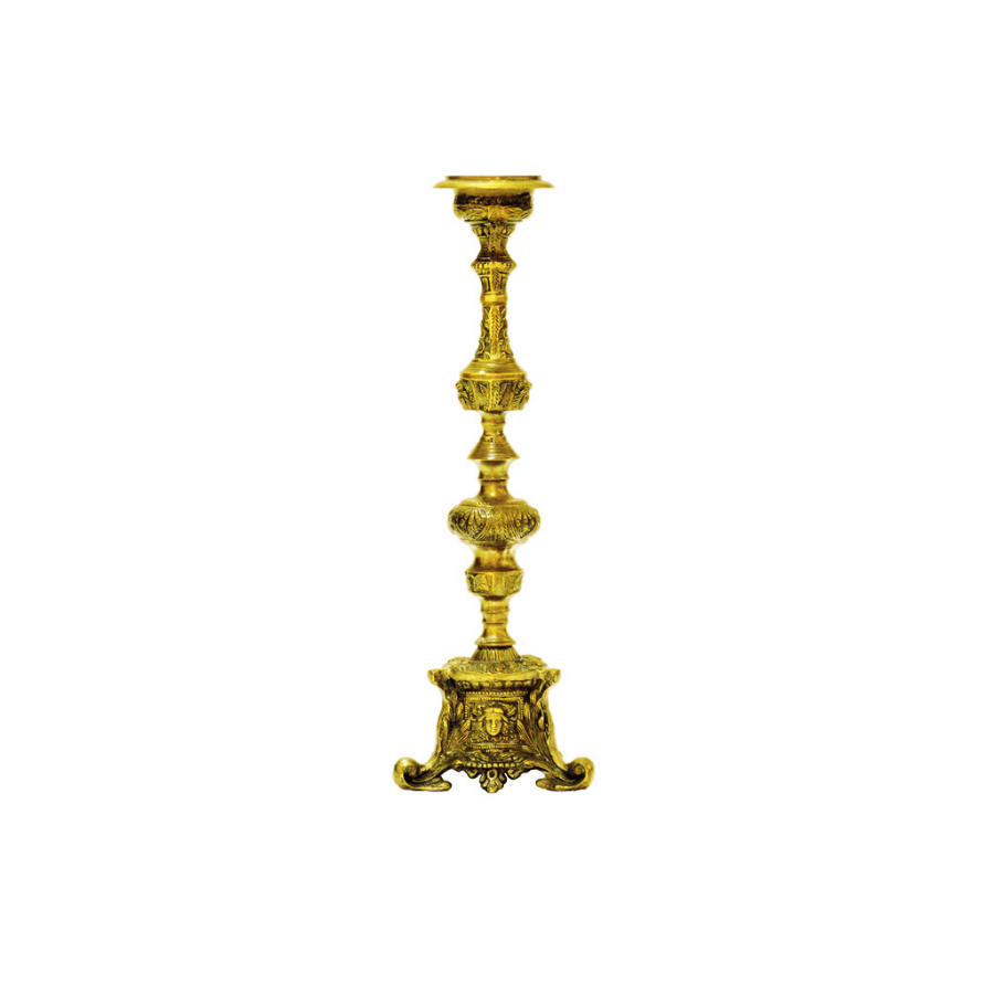Candelabro Piúter Roma Solitario