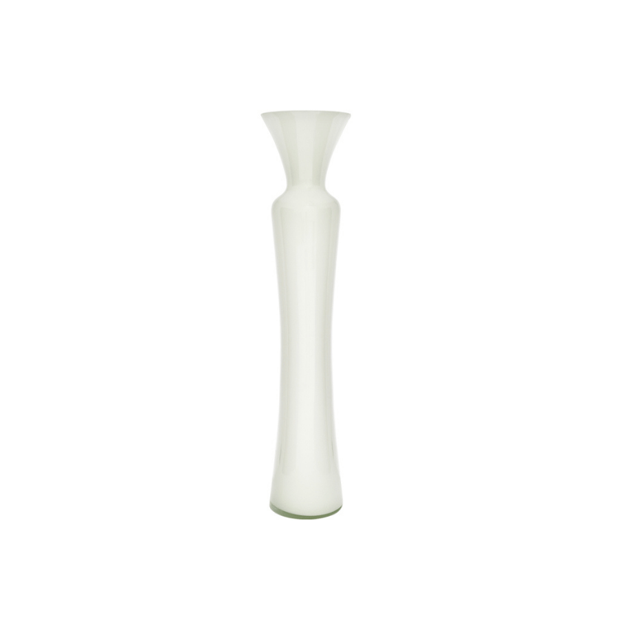 Florero Cristal Torre Blanca 30"