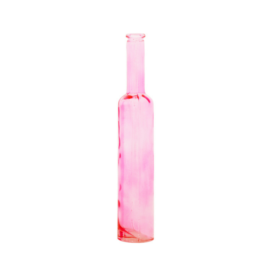 Florero Botellita Rosada