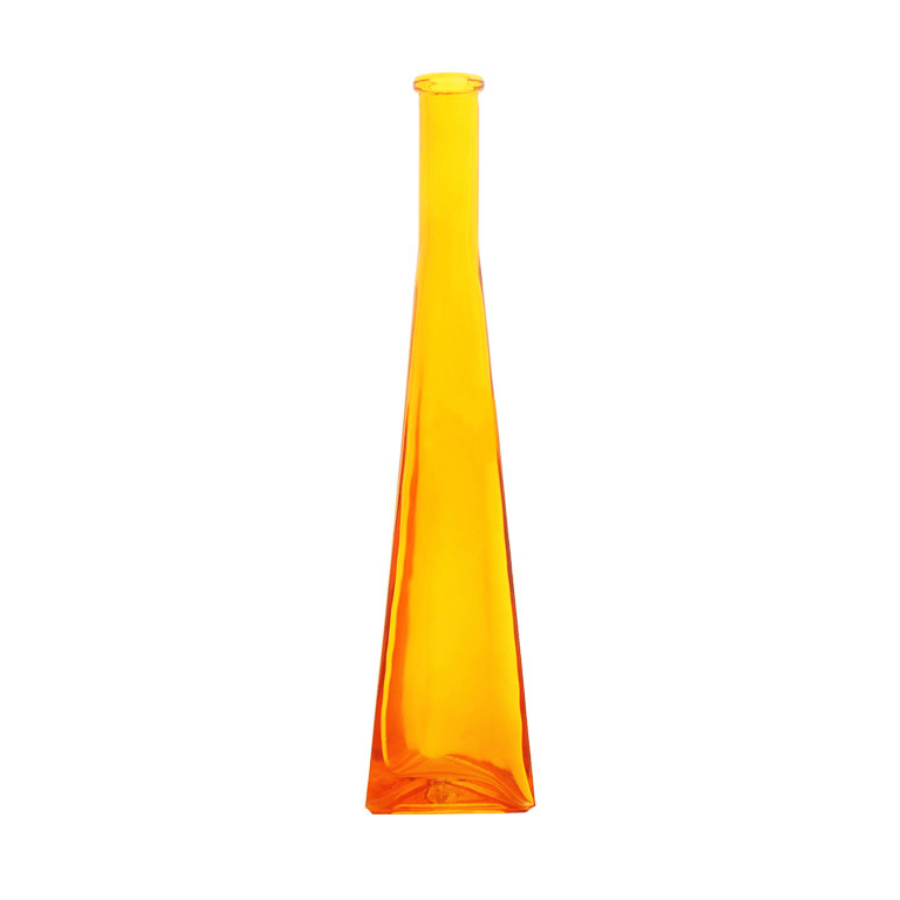 Florero Botellita Naranja
