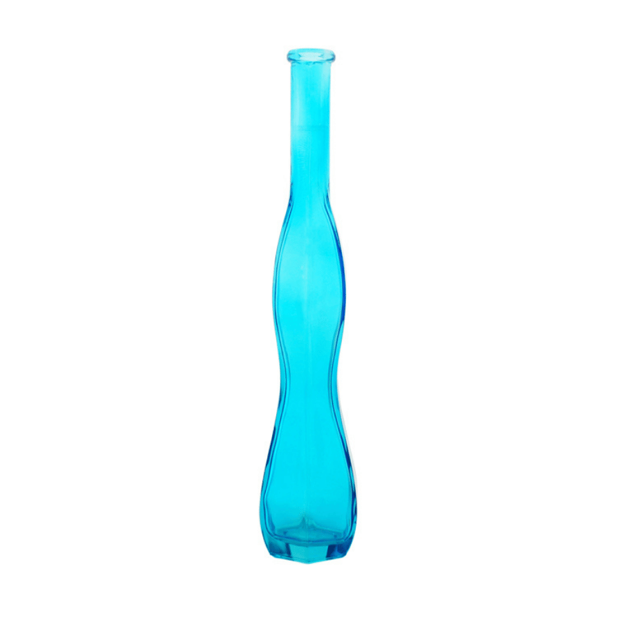 Florero Botellita Turquesa