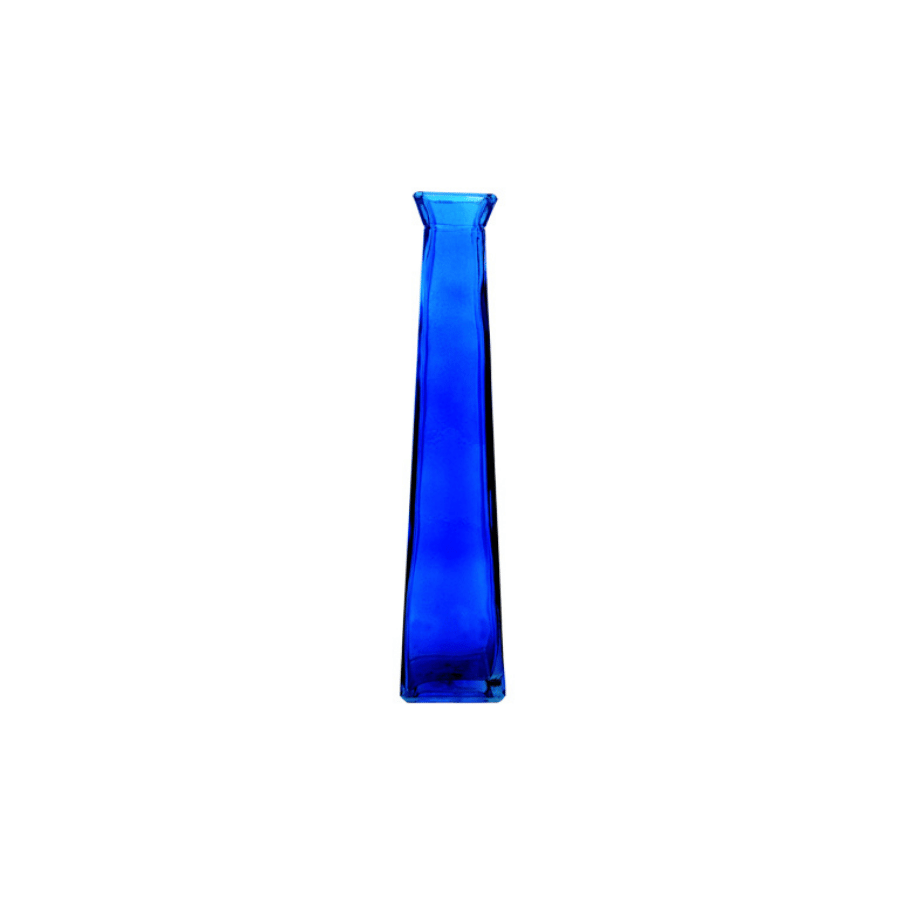 Florero Botellita Azul Marina