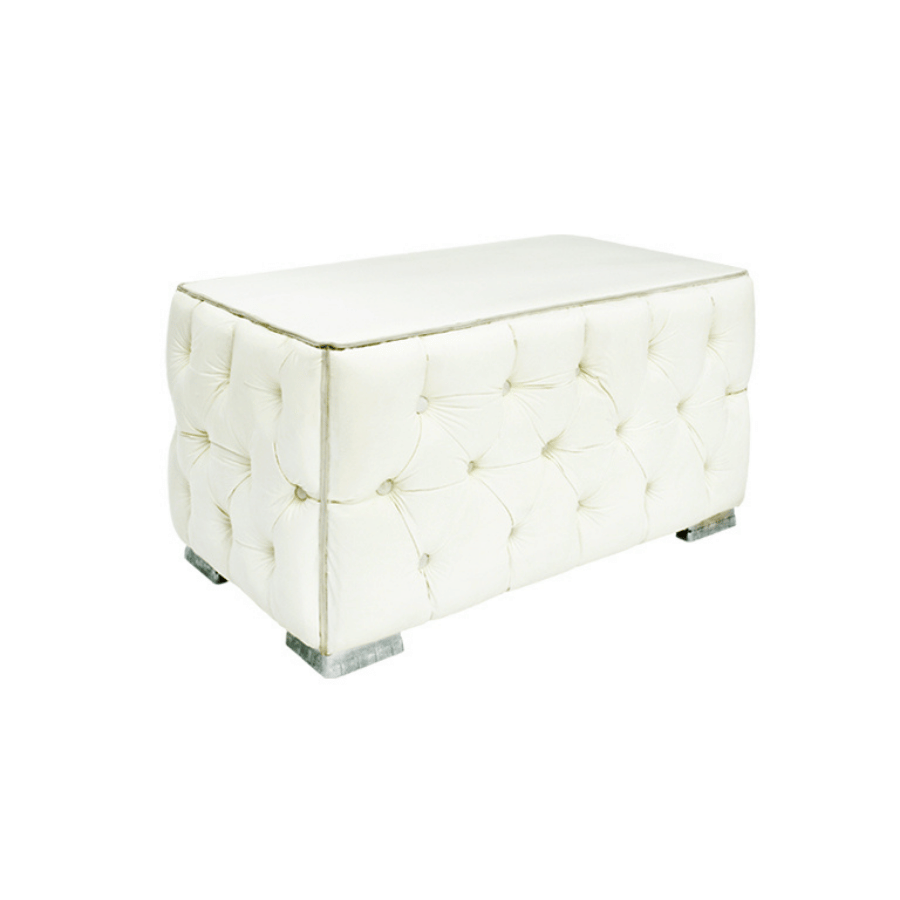 Mesa Glamour Rect Blanca / 37*22*21