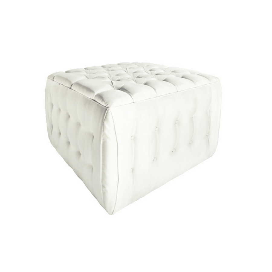 Mesa Glamour Cuadrada Blanca