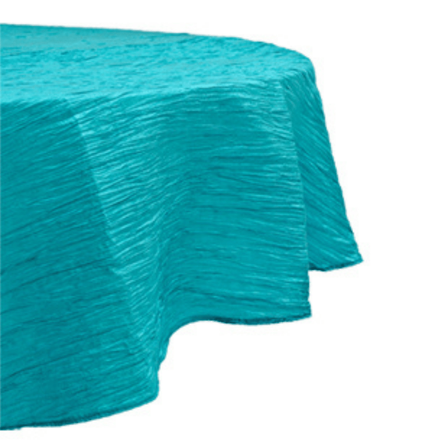 Mantel 60¨Plizado Azul Turquesa