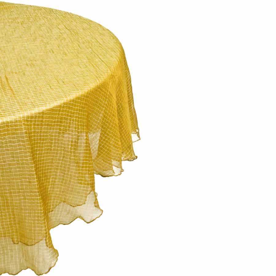 Mantel 60¨Org Cuadrito Oro