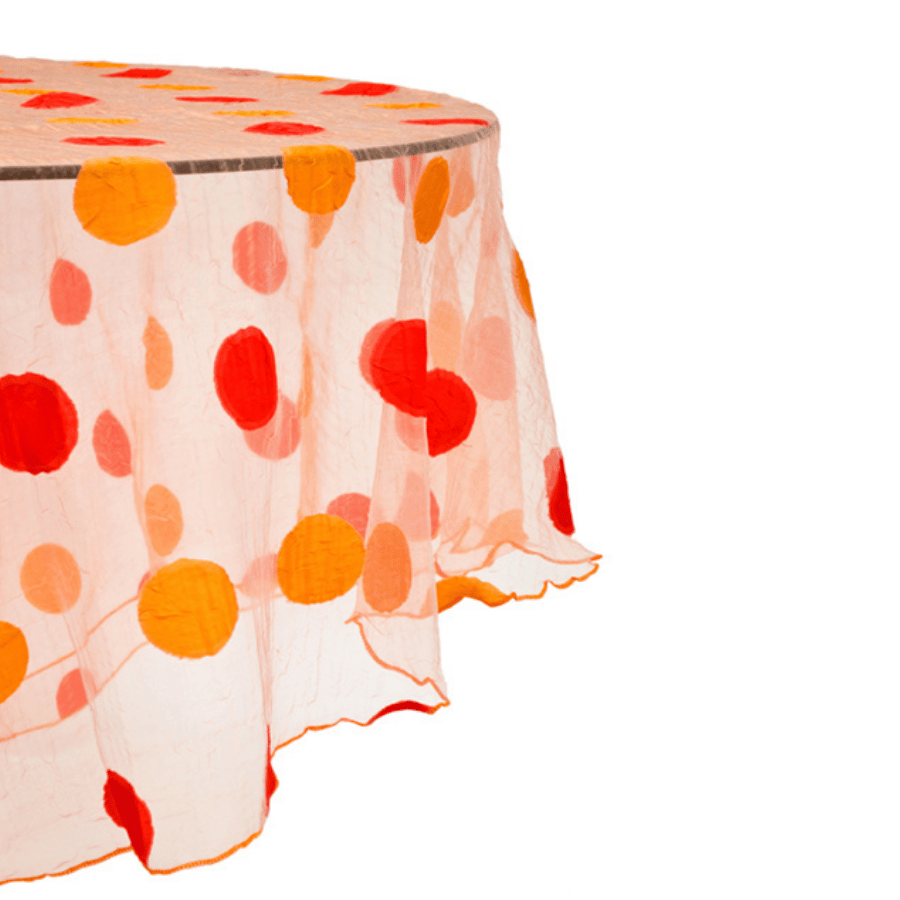 Mantel 60¨Org Bolas Naranja
