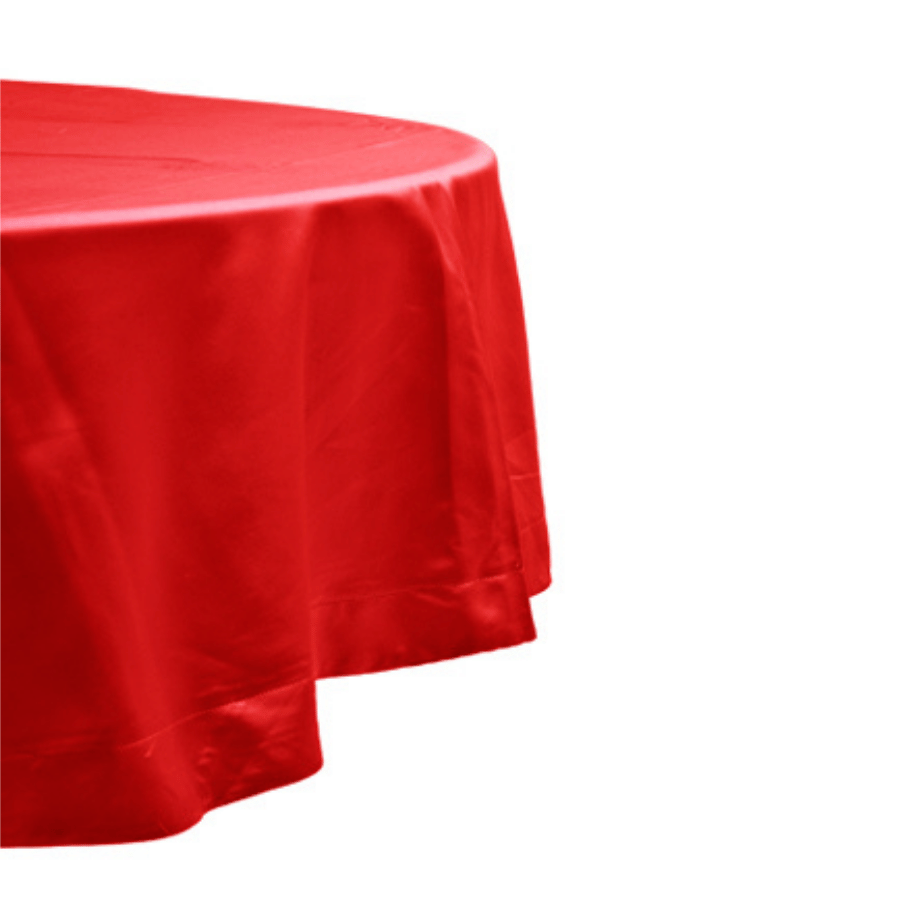 Mantel 60¨ Satin Rojo