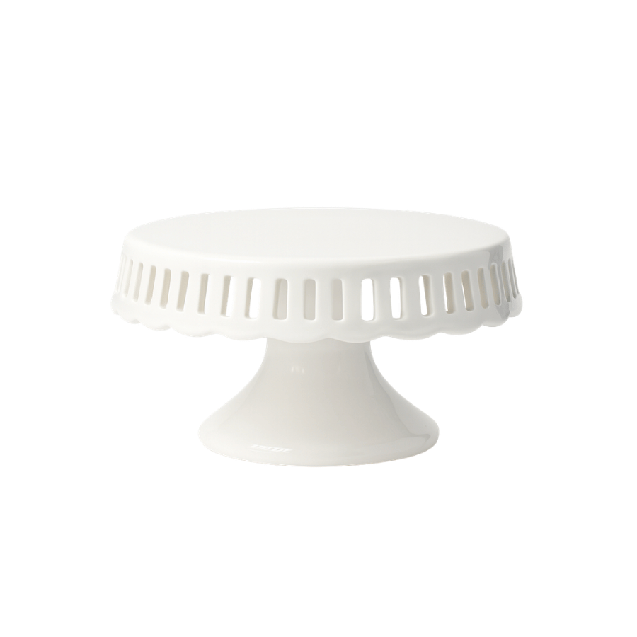 PIE PORCELANA REDONDO CON TAPA 7*4