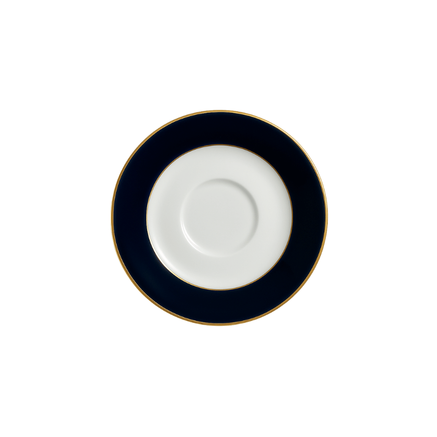 Plato Chocolate Noritake Banda Azul