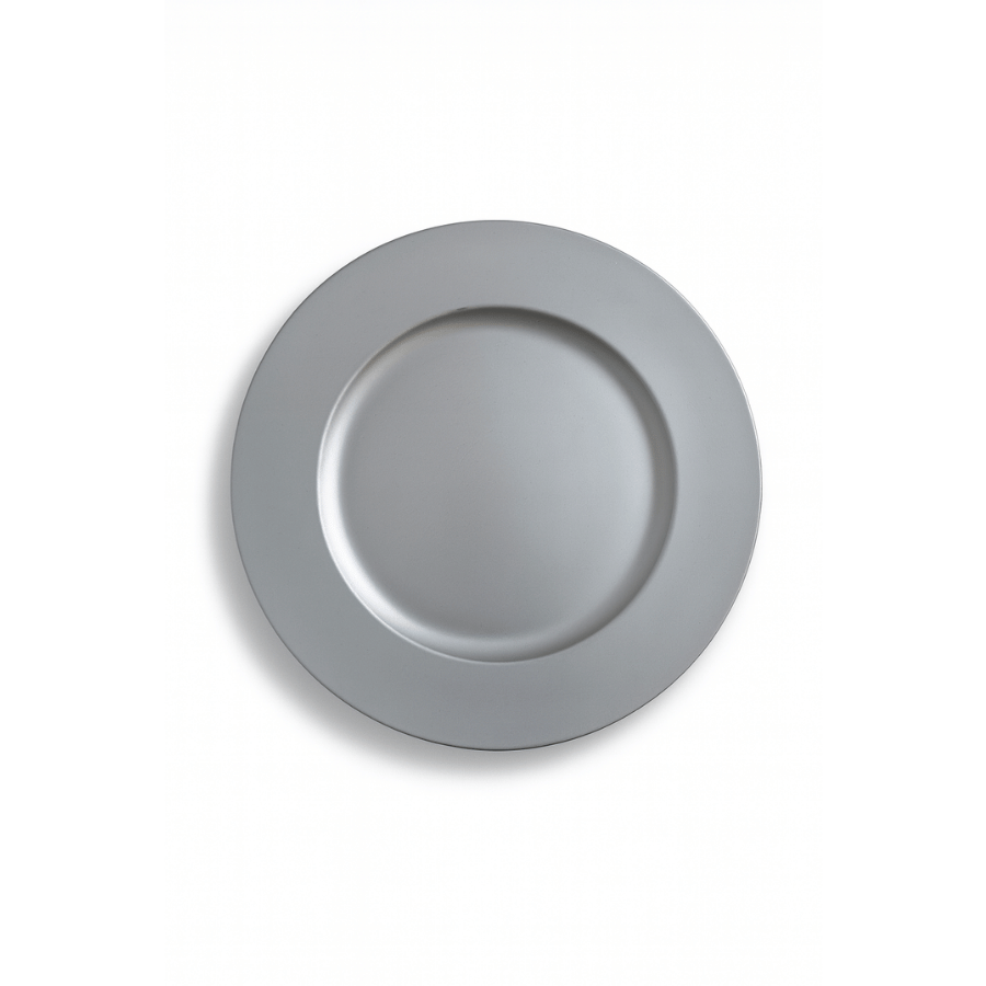 Plato Sitio Plateado Liso