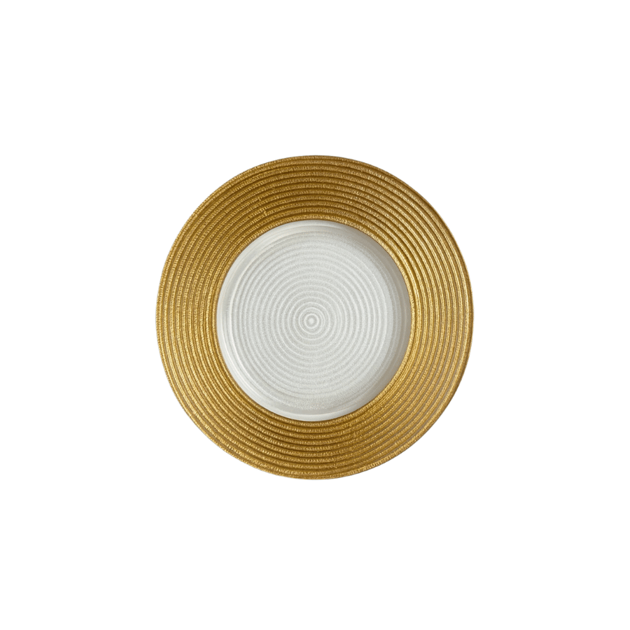 Plato Sitio Cristal Laura Dorado