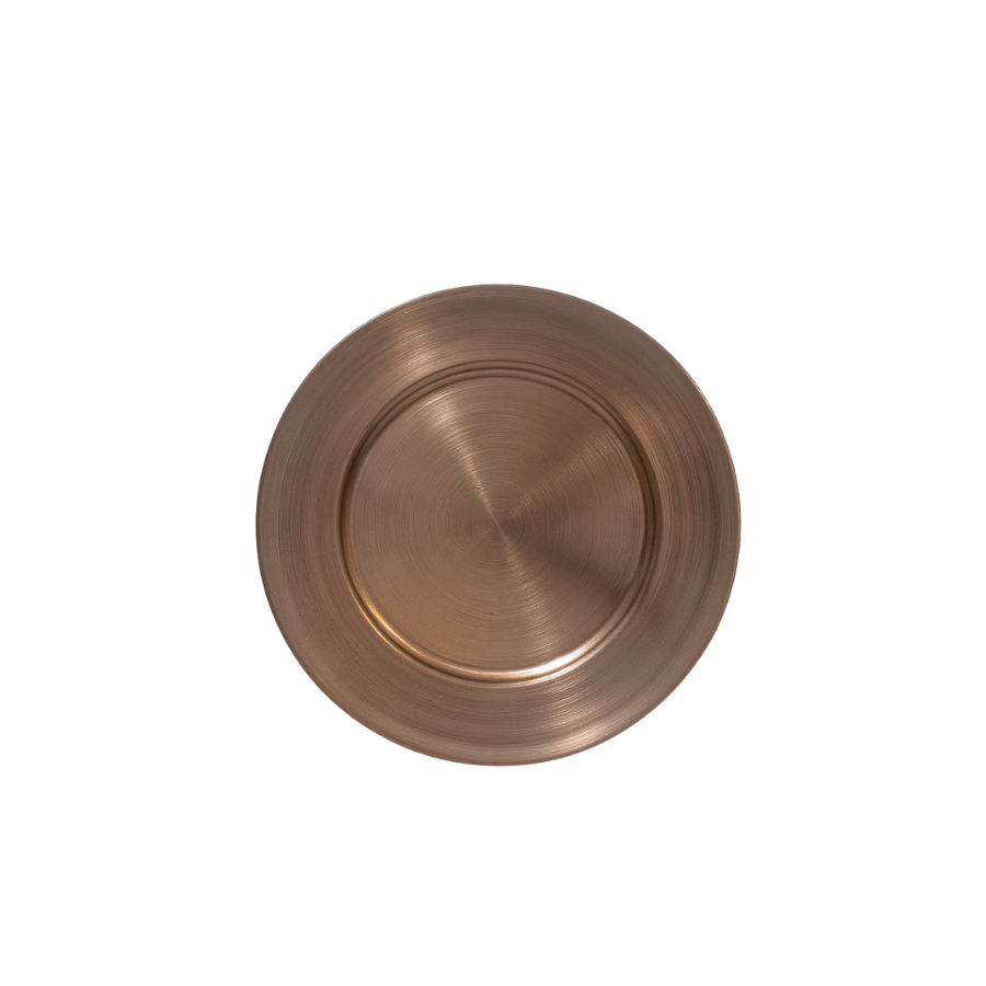 Plato Sitio Bronce Liso