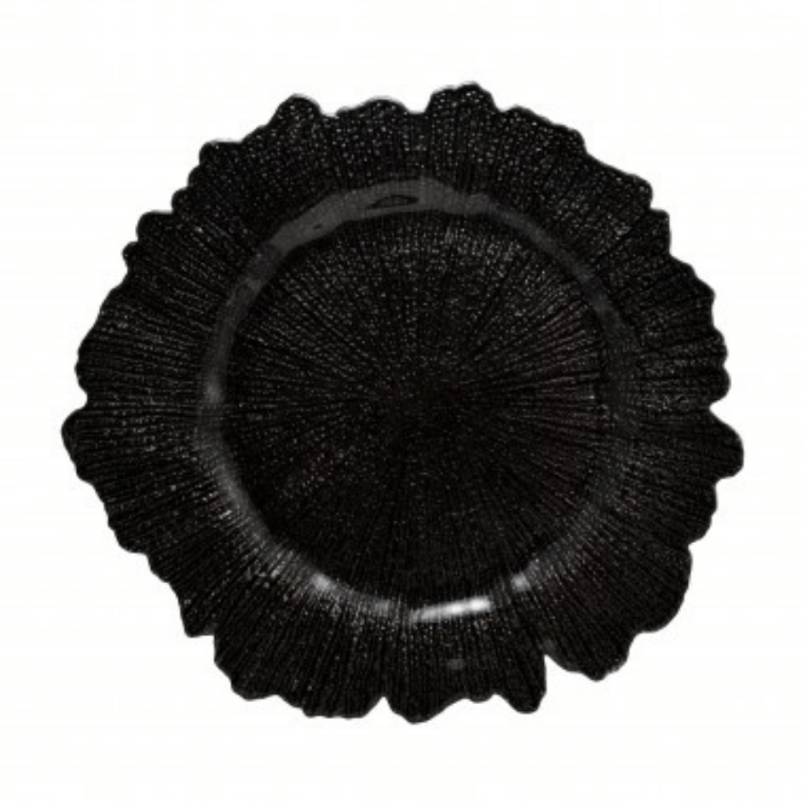Plato Sitio Sponge Negro