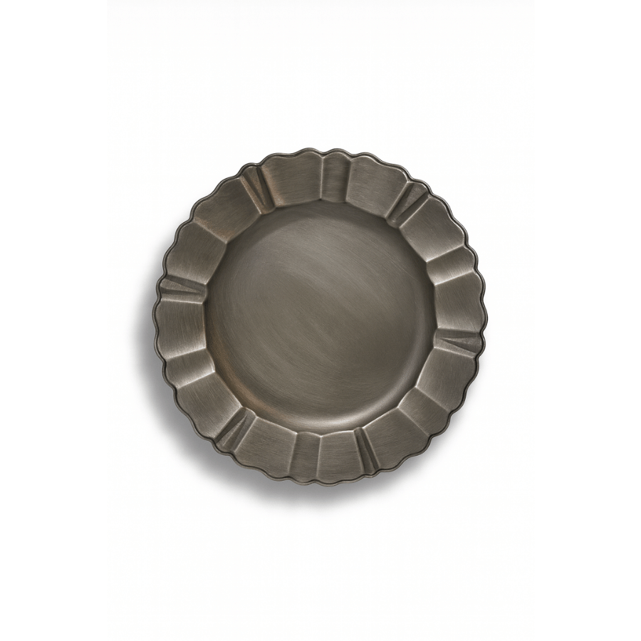 Plato Sitio Gris Oscuro