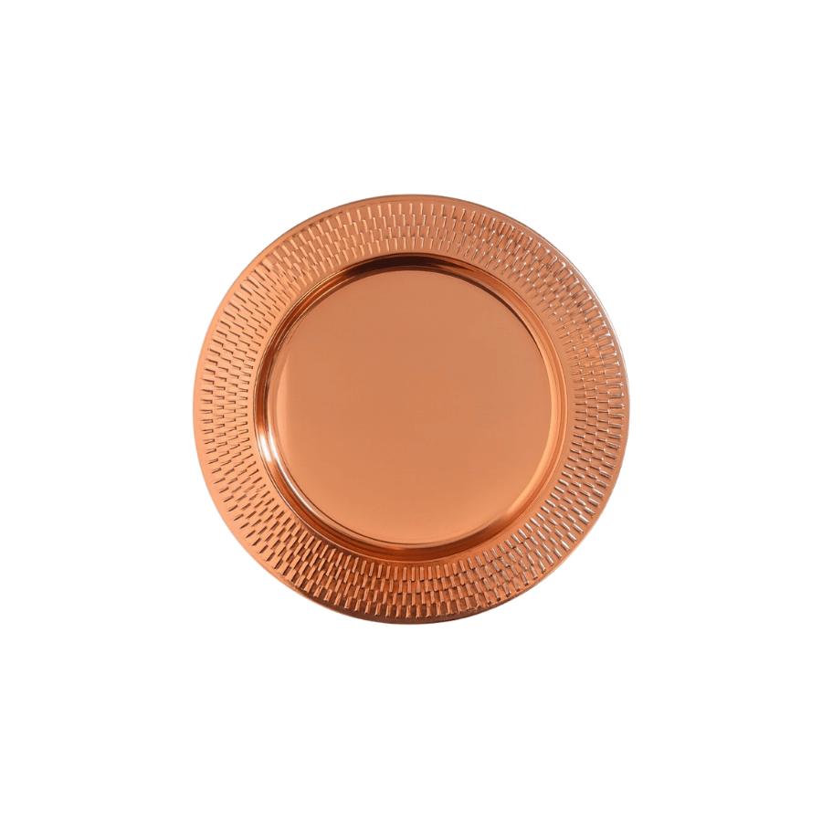 Plato sitio Rose Gold de Metal