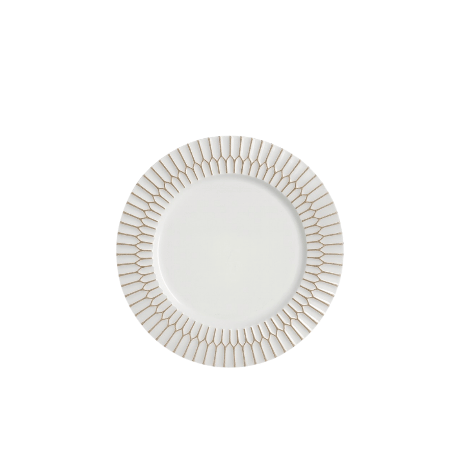 Plato Sitio Chapeado Blanco