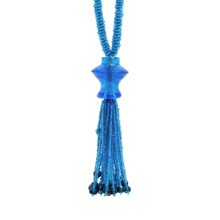 Porraservilleta Tipo Borla Cristal Azul