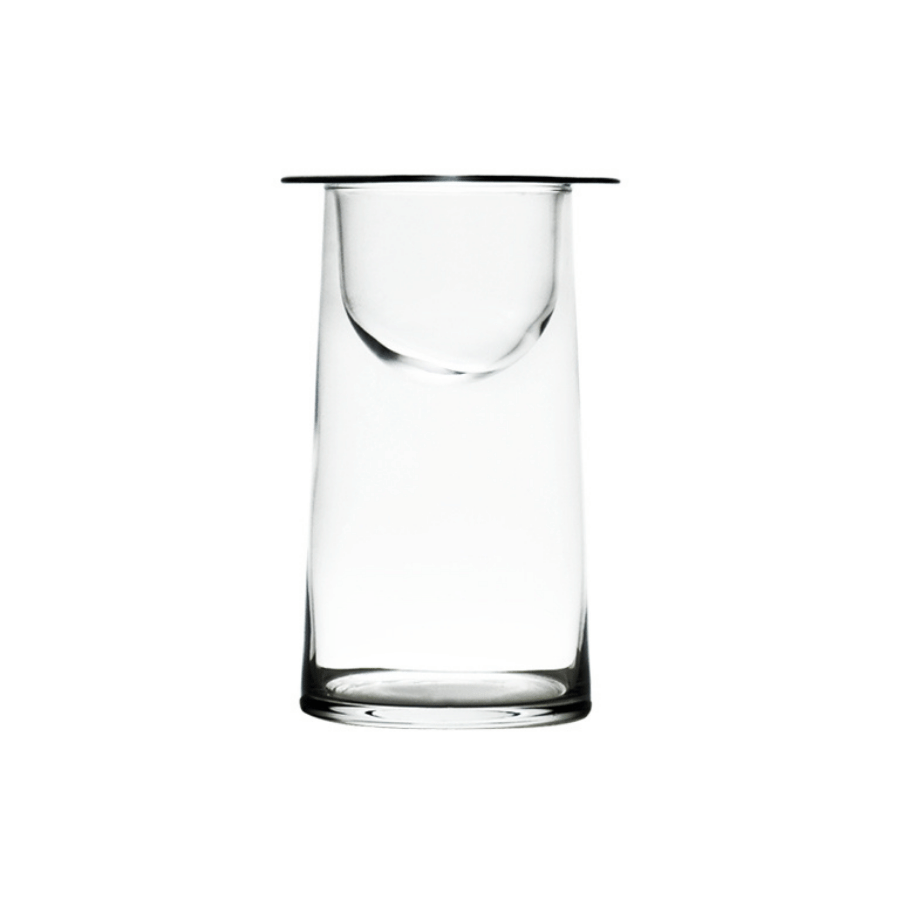 Portavelón Cristal Copa Craquelada Dorada 14¨