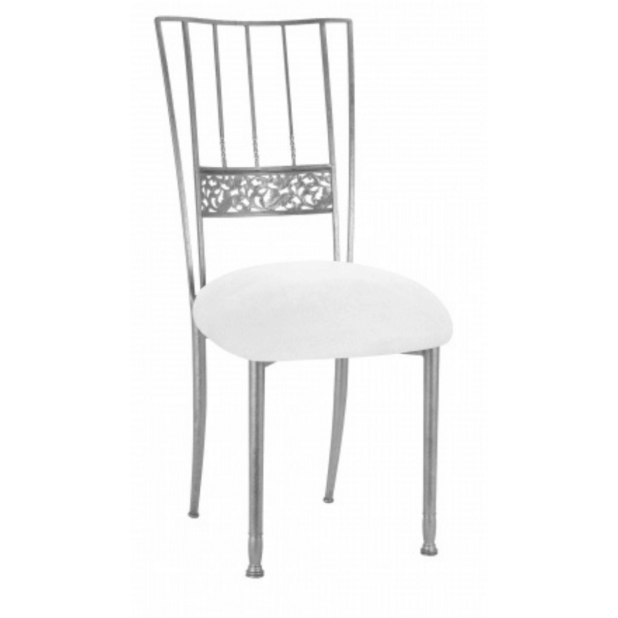 Silla Bella Fleur Plateada