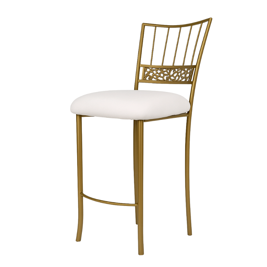 Silla Bella Fleur Dorada