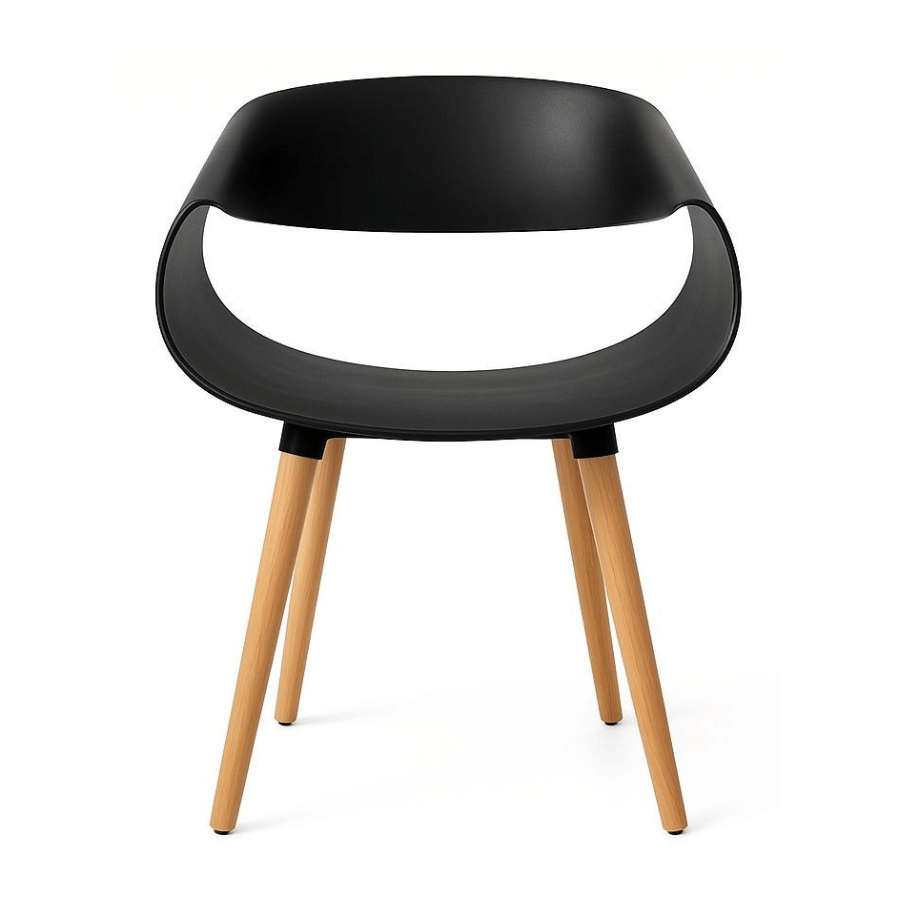 Silla Moderna Negra