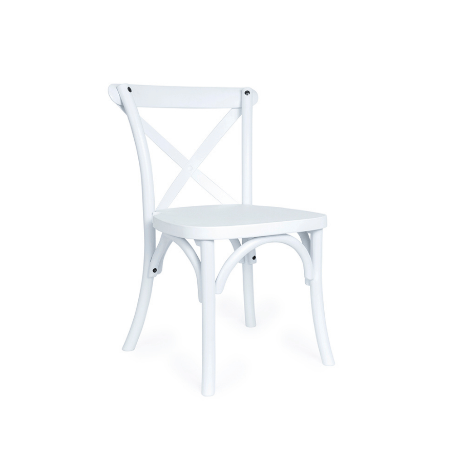 Silla Crossback Blanca