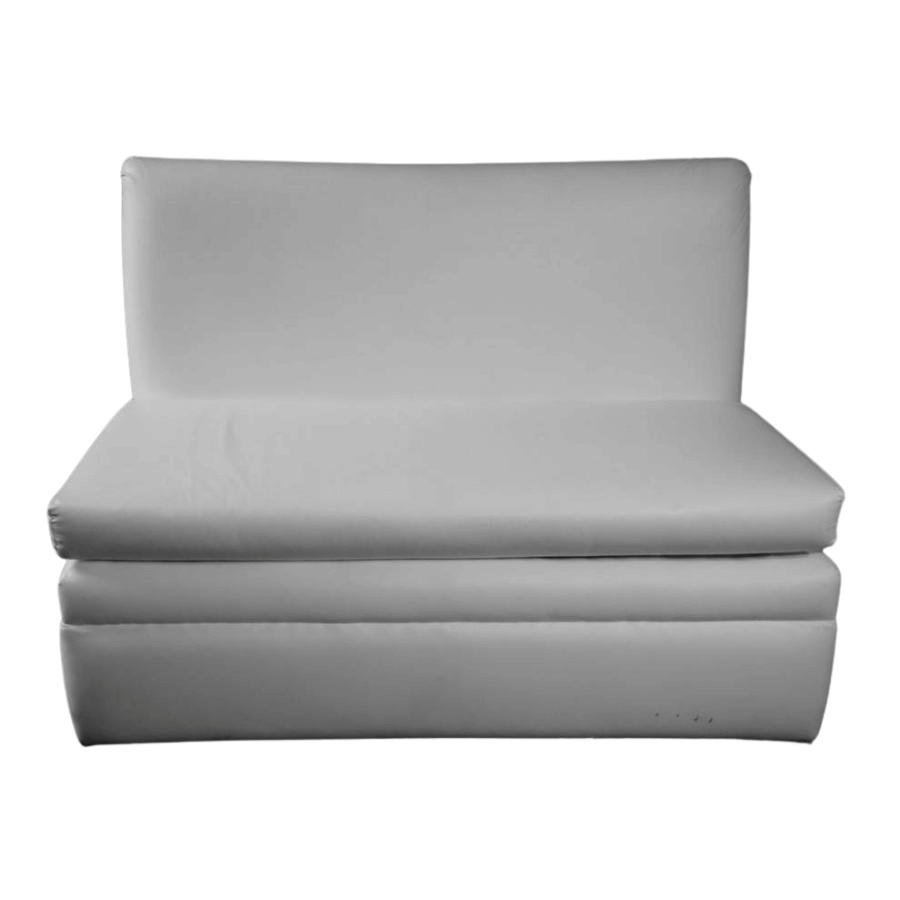 Sofa Club Rect Blanco / 48*37*20