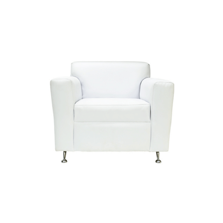 Butaca Foro Con Brazo Blanco / 40*33*22
