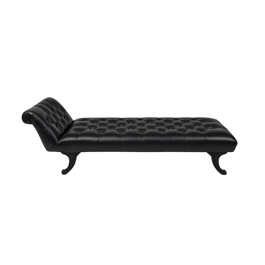 Divan Glamour Negro / 75*16*28