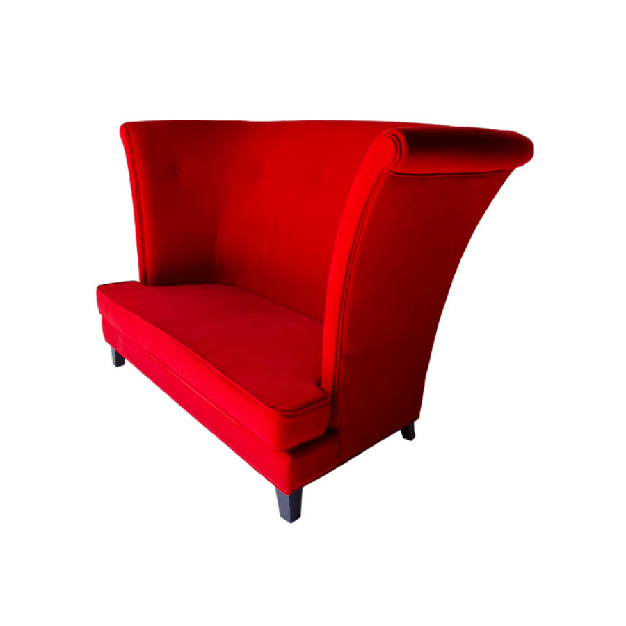 Sofa Picota Alto Rojo Princesa / 80*52*32