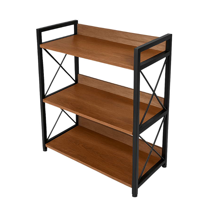 Estante Hierro Madera 3 Niveles