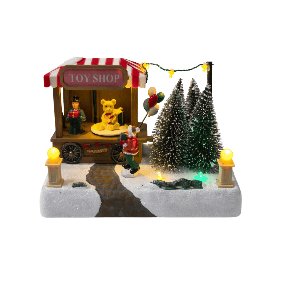 Parque Navideño con Luces y sonidos "Toy Shop"