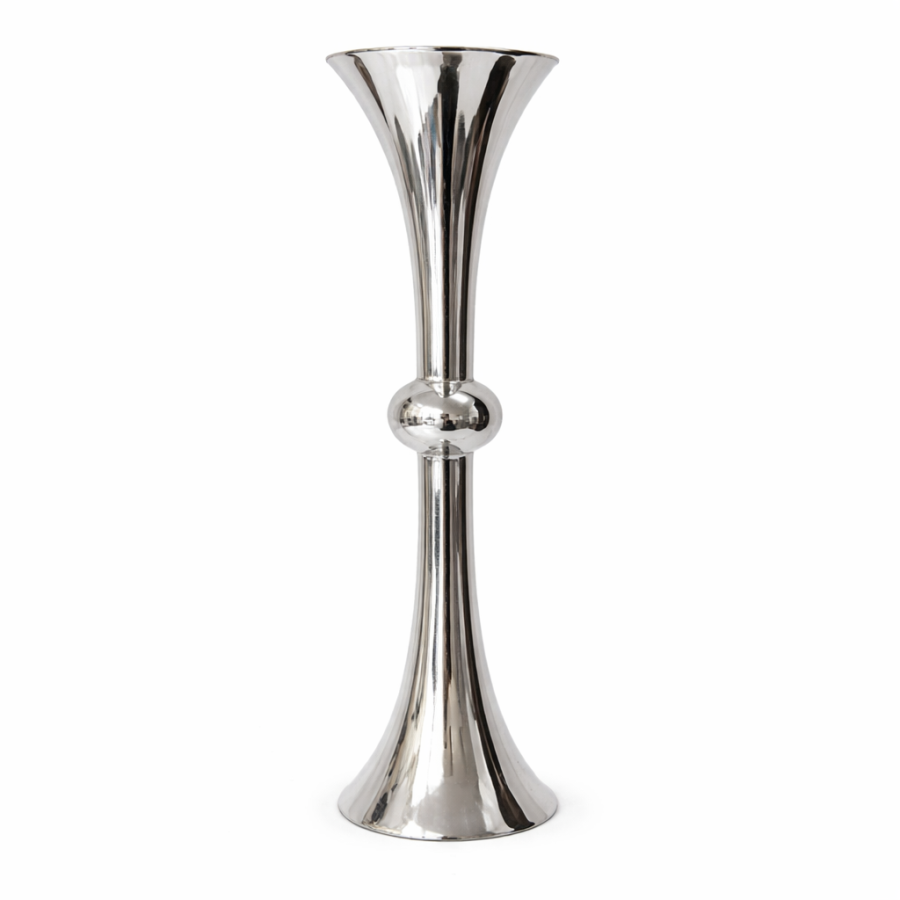 Anfora TROMPETA Reversible Plateada 41" Grande