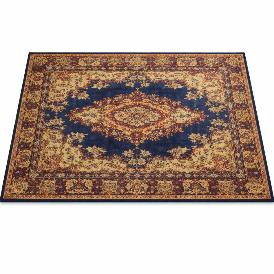 Alfombra Persa Vino/Azul 128*94