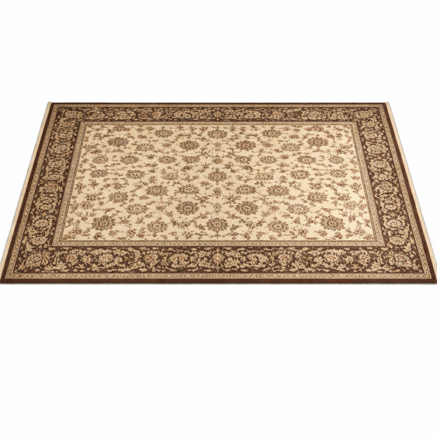 Alfombra Persa Marrón/Crema 11
