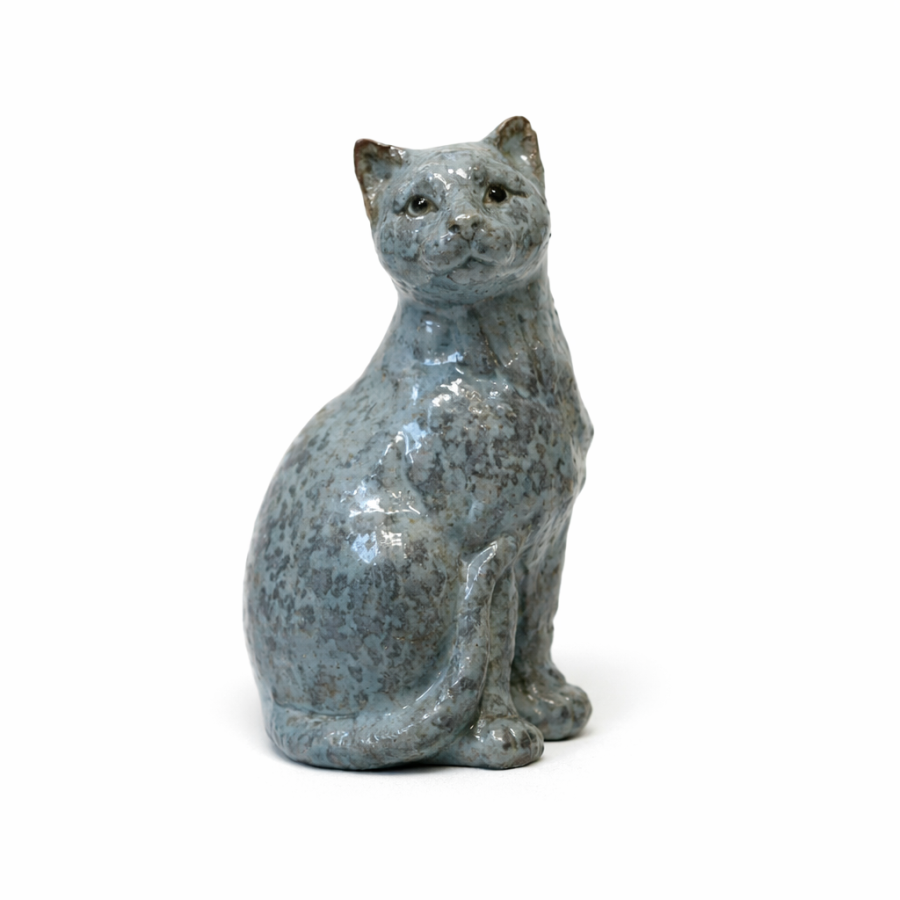 Gato Porcelana Azul