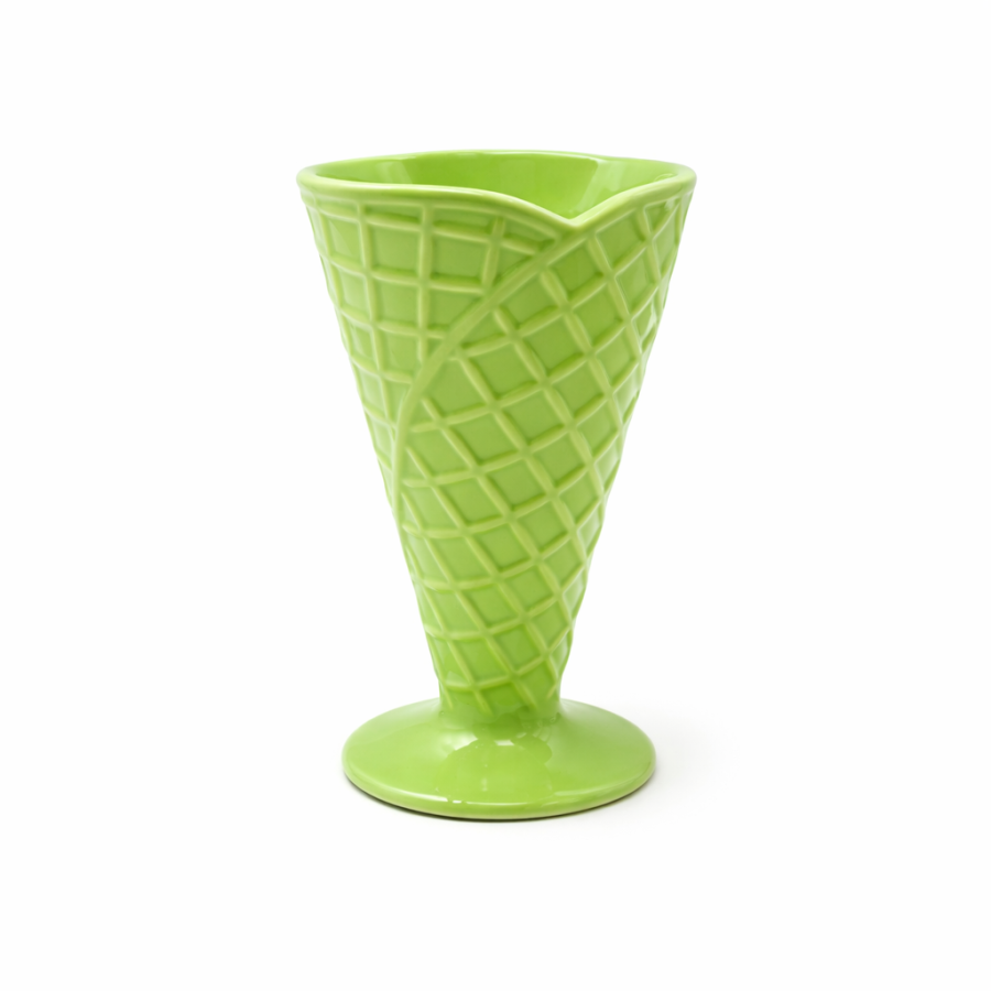 Copa Helado Cono Verde